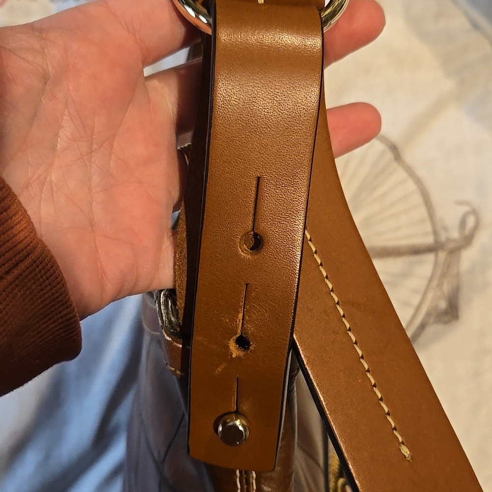 Dooney & Bourke Leather Shoulder Bag - Picture 10 of 16